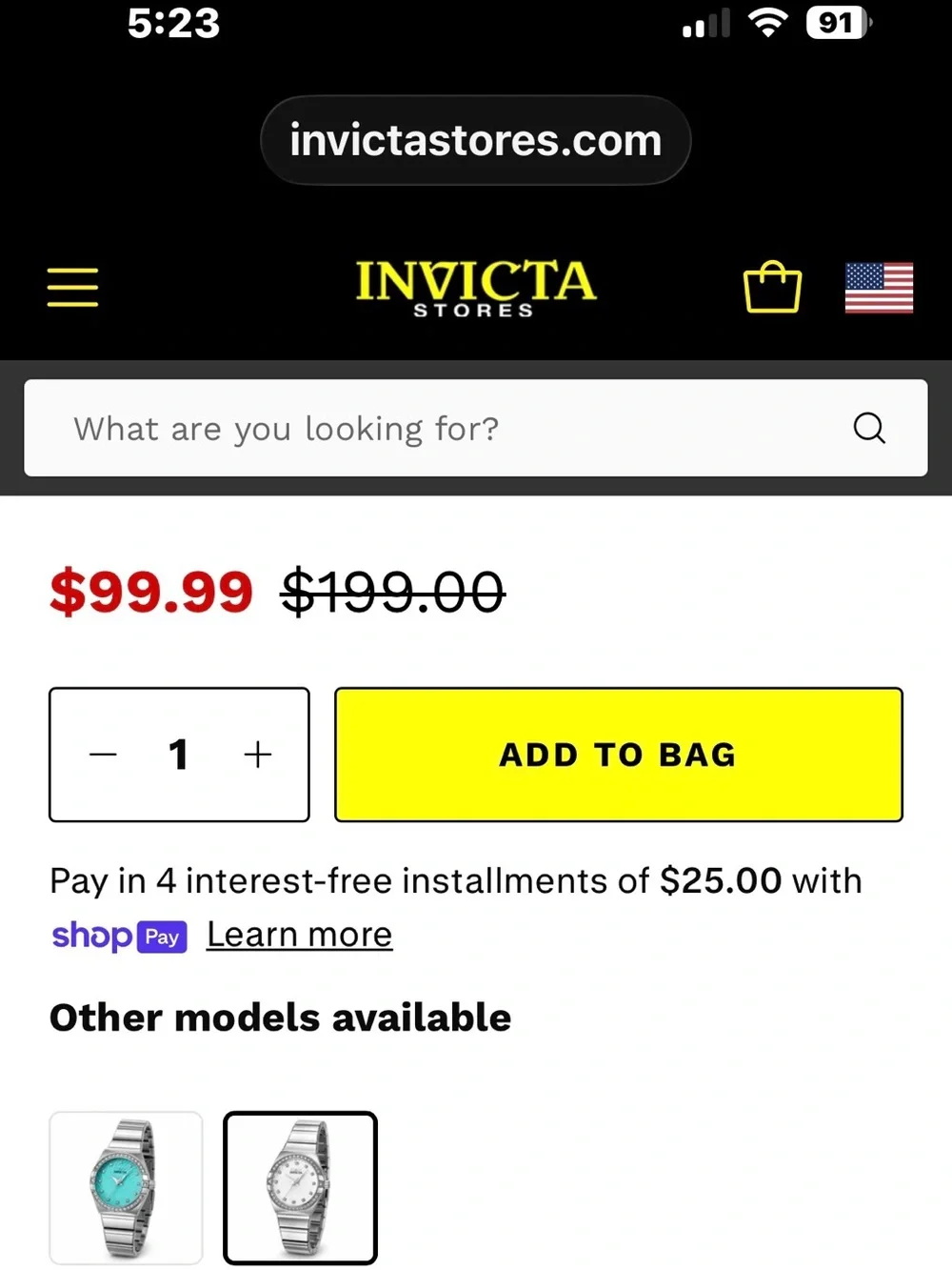 Invicta Silver Women's Angel Glintia Watch